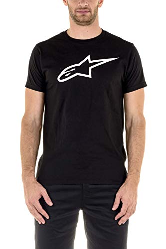 Alpinestars Camiseta Ageless Classic Negro-Blanco (Xl, Negro)