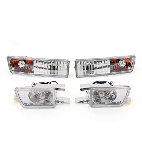 Artudatech - Luces antiniebla para coche, luz de conducción redonda, luces delanteras de conducción antiniebla, luces de trabajo para V-W Golf Jetta MK3 93-98 (transparente) Artudatech - Luces antiniebla para coche, luz de conducción redonda, luces delanteras de conducción antiniebla, luces de trabajo para V-W Golf Jetta MK3 93-98 (transparente)