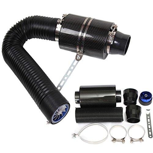 AVANI EXCHANGE 3inch Universal Performance Air Feed Cold Filter Intake Pipe Induction Extension