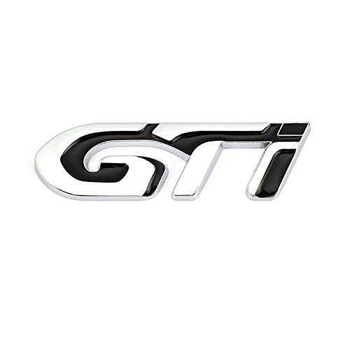 BBYT 3D del Coche de Metal de GTI del Logotipo Etiqueta de parachoque el Emblema de la Insignia Adhesivos for Volkswagen VW Polo GTI VW Golf MK4 MK5 MK6 3 4 5 6 7 Accesorios for el Coche