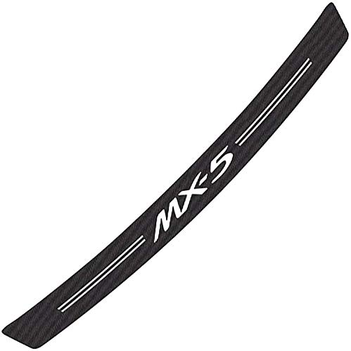 Coche Protección para parachoques Pegatinas, para Mazda MX-5 Coche Fibra Carbono Trasero Tiras protectoras y decorativas