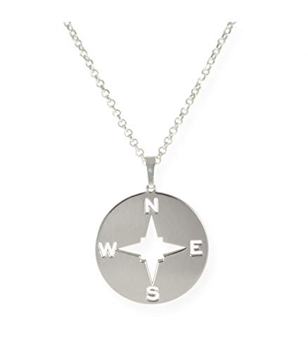 Colgante Mujer Plata de Ley 925 - Colgante Rosa de los vientos en plata de primera ley (Plata) - Materiales Hipoalergénicos - Colgantes Mujer Plata - Colgantes Plata Mujer - S&S Colgante Mujer Plata de Ley 925 - Colgante Rosa de los vientos en plata de primera ley (Plata) - Materiales Hipoalergénicos - Colgantes Mujer Plata - Colgantes Plata Mujer - S&S
