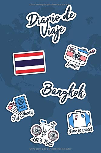 Diario de Viaje Bangkok: Diario de Viaje | 106 páginas, 15.24 cm x 22.86 cm | Para acompañarle durante su estancia.