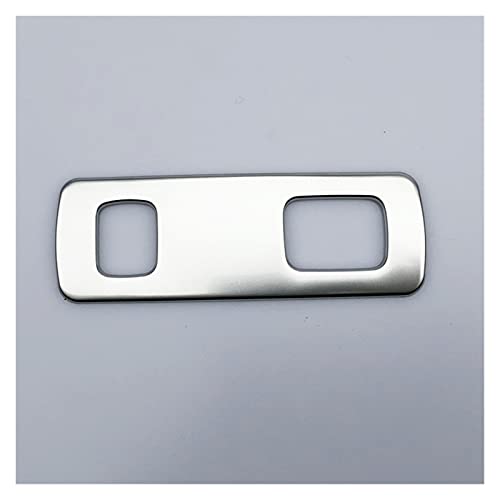 FangFang Ajuste para Volvo S90 V90 2017 2017 2019 2019 Acero Inoxidable Matte Interior De La Lámpara De La Lámpara del Interruptor De La Lámpara del Interruptor De La Cubierta 1pcs Styling FangFang Ajuste para Volvo S90 V90 2017 2017 2019 2019 Acero Inoxidable Matte Interior De La Lámpara De La Lámpara del Interruptor De La Lámpara del Interruptor De La Cubierta 1pcs Styling