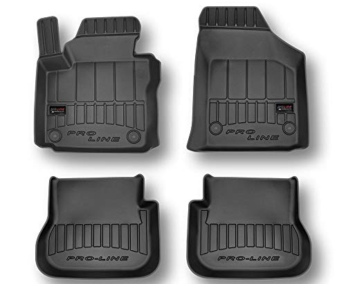 Frogum Alfombrillas de Goma 3D Pro-Line Compatible con VW Caddy 2K Estate Desde 2003