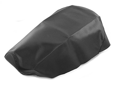 Funda de asiento con aspecto de fibra de carbono para Vespa LX 50 / LX 125 / LX 125i / LX 150 / LX 150ie (todos los años de fabricación 2005 hasta hoy, por ejemplo, ZAPM44 / ZAPC381 / ZAPC383)