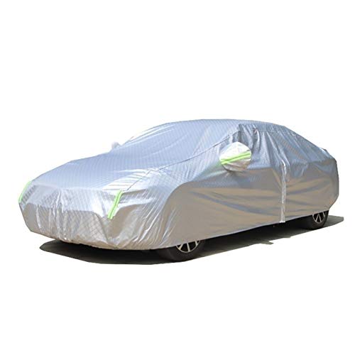 Funda de coche, compatible con fundas de coche Volkswagen Scirocco, funda de coche exterior gruesa impermeable de tamaño completo con bolsa de almacenamiento ( Color : A , Size : 2011 1.4TSI )