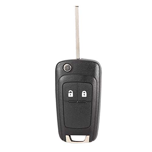 Funda para llave con 2 botones, sin llave, plegable, con mando a distancia, para llave de coche, funda para llavero, accesorio, apto para Vaux-hall Astra Funda para llave con 2 botones, sin llave, plegable, con mando a distancia, para llave de coche, funda para llavero, accesorio, apto para Vaux-hall Astra