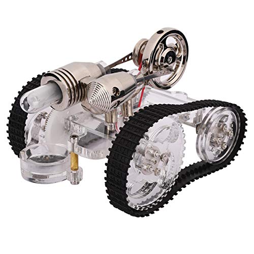 Garosa Stirling Engine Motor Steam Power Engine Física Ciencia Juguete Educativo Modelo de Tanque