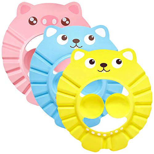 Gorro de Ducha Bebé, ZoneYan Gorro de Ducha para Bebé, Champú Ajustable para Bebé, Gorro de Baño para Bebés, Visera Baño Bebé, Con Orejeras, Protege Los ojos y las orejas para Niños Gorro de Ducha Bebé, ZoneYan Gorro de Ducha para Bebé, Champú Ajustable para Bebé, Gorro de Baño para Bebés, Visera Baño Bebé, Con Orejeras, Protege Los ojos y las orejas para Niños