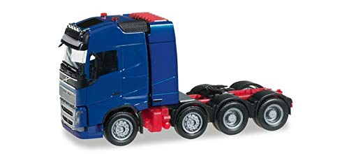 herpa- Volvo FH GL. XL Schwerlastzugmaschine in Miniatur Zum Basteln Sammeln und als Geschenk Tractor Pesado coleccionar artesanías y como Regalo, Color Azul (304788-005)