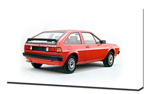 Impresión sobre lienzo para pared, diseño de Volkswagen-Scirocco-GT-V2-1080 de 1981-Volkswagen-Scirocco-GT-V2-1080
