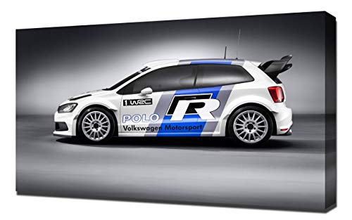 Impresión sobre lienzo para Volkswagen-Polo-WRC-Concept-V3-1080 de 2011 – Arte para pared – Envoltorio