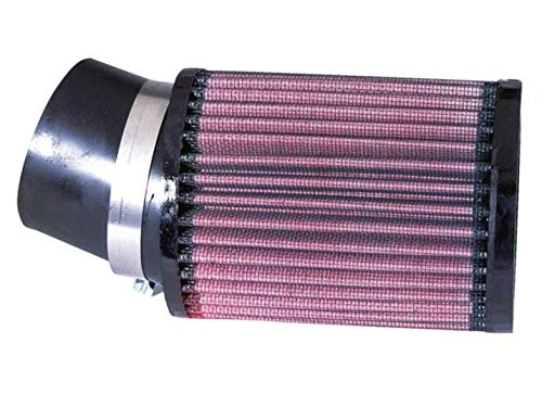 K & N ru-1760  Universal Clamp-On Filtro de aire: redondo recto; 2.438  en (62  mm) Brida ID; 5  en (127  mm) altura; 3,75  en (95  mm) Base; 3,75  en (95  mm) superior Coche y Moto