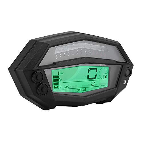 KIMISS Velocímetro de motocicleta, indicador de marcha del velocímetro del tacómetro digital para Z1000 2003-2016