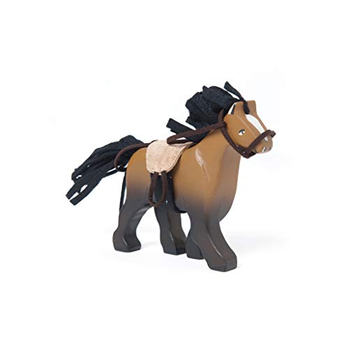Le Toy Van - Caballo con Silla de Montar, Color marrón