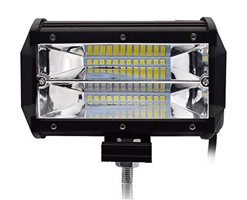 Leetop 72W Focos de Coche LED Potentes,IP67 Impermeable Blanco Frío Faro de Trabajo LED para Off-Road Camión,Todoterreno,Tractor,Barco
