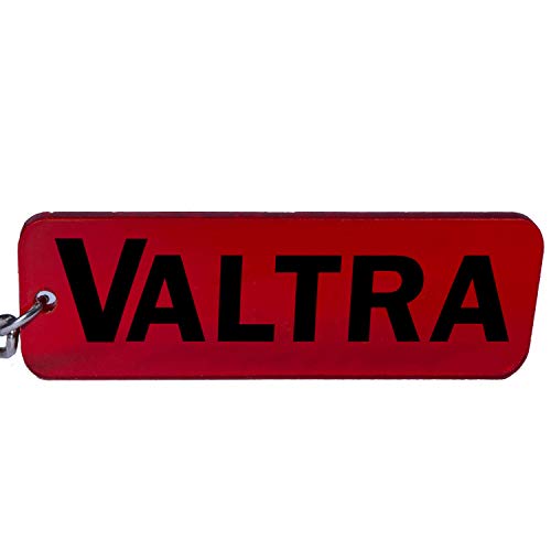 Llavero con emblema de tractor Valtra en colores, rojo (Rojo) - 13092020137RK-002