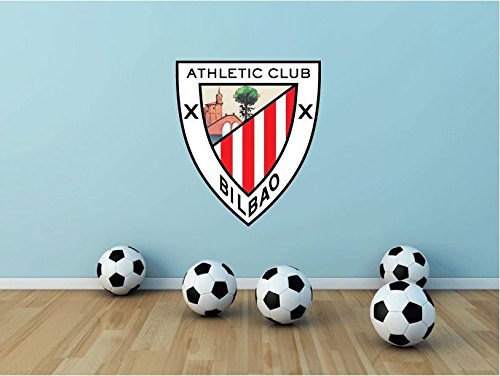 lunaprint Athletic Bilbao FC Spain Soccer Football Sport Home Decor Art Wall Vinyl Sticker 63 x 53 cm