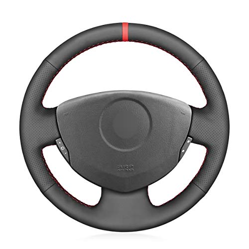 MEWANT Funda de Volante para Renault Clio 2 2001-2008 / Twingo 2 2007-2014 / Dacia Sandero 2008-2012 / Clio Steering Wheel Cover