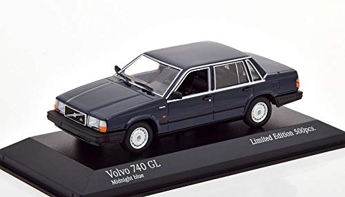 Minichamps Volvo 740 GL 1986 Midnight Blue 1:43