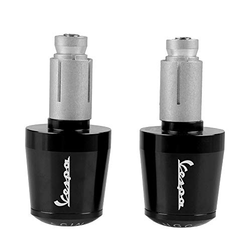 Motocicleta Extremos del Manillar Mangos de Barra de Agarre Tapas para Piaggio Vespa Sprint 50 125 150, GST Super 125 300, Sei GIORNI, para Vespa Elettrica, para Vespa 946 Primavera 50 125 150 Negro Motocicleta Extremos del Manillar Mangos de Barra de Agarre Tapas para Piaggio Vespa Sprint 50 125 150, GST Super 125 300, Sei GIORNI, para Vespa Elettrica, para Vespa 946 Primavera 50 125 150 Negro