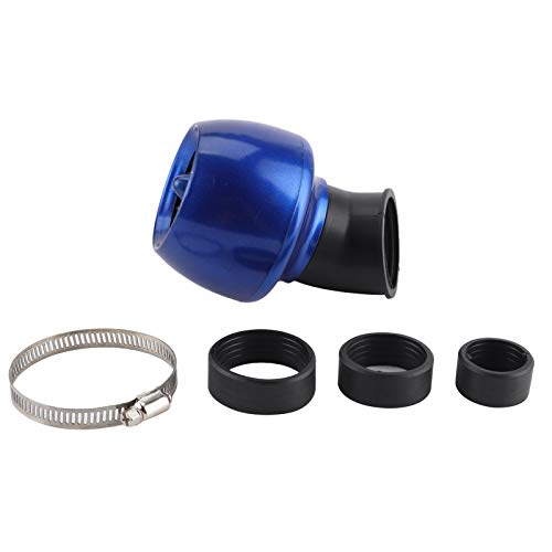 Motorcycle air intake filter, replace the motorcycle filter with an inner diameter of 1.1-1.9 inches. The air filter can be cleaned and can be used multiple times