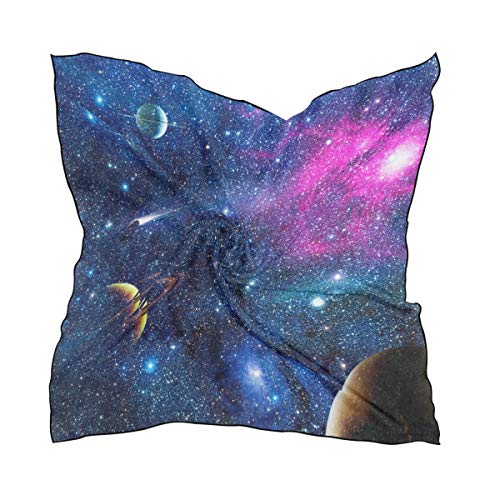 NaiiaN Mysterious Universe Planet Large 60 × 60 CM Chal Bufanda Pañuelo en la cabeza para mujer Damas Cuadrado Ligero Envoltura del cabezal de impresión NaiiaN Mysterious Universe Planet Large 60 × 60 CM Chal Bufanda Pañuelo en la cabeza para mujer Damas Cuadrado Ligero Envoltura del cabezal de impresión