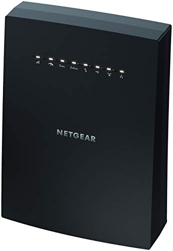 NETGEAR Repetidor WiFi EX8000, Amplificador Wifi Mesh AC3000 Triband, compatibilidad universal NETGEAR Repetidor WiFi EX8000, Amplificador Wifi Mesh AC3000 Triband, compatibilidad universal