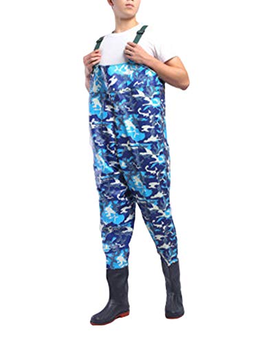 Pantalones Vadeadores De Pesca Honda Mono Botas Waders para Pesca De Lanzar Transpirables Unisexo 4 41