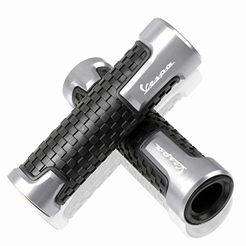 Puños de Motocicleta Manillar para Vespa LX GT GTS GTV 125 200 250 300 para Vespa Sprint 150 para Vespa Primavera 150-Plata Puños de Motocicleta Manillar para Vespa LX GT GTS GTV 125 200 250 300 para Vespa Sprint 150 para Vespa Primavera 150-Plata
