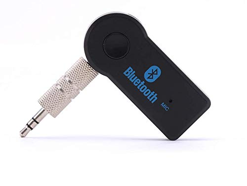 Receptor inalámbrico Bluetooth Altavoz Adaptador de Auriculares de 3.5mm de Audio estéreo Receptor de música Inicio Enchufe Universal de Manos Libres Bluetooth
