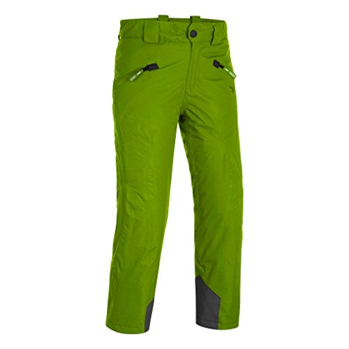 SALEWA Hose Bering 3.0 PTX K - Pantalones para niño, Color Verde Lima, Talla 8 años (128 cm)