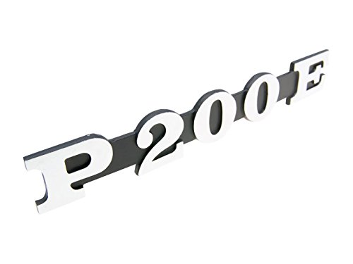 Schild/Schriftzug 'P200E' für Seitenverkleidung für Vespa P 200 E
