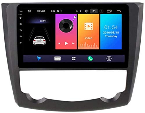 Sistema de navegación de GPS de 9 Pulgadas Android 9.1 para Renault Kadjar 2016-2017 con FM Am RDS Radio Radio/Mirror Enlace/DSP Octa Core System Multimedia/AV-out USB, 4 núcleo, 4G + WiFi: 2 + 32GB