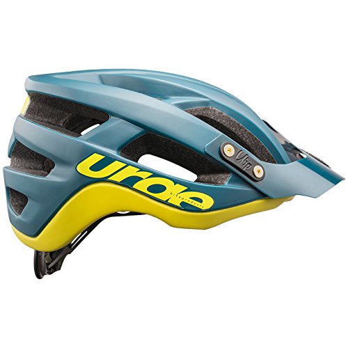 Urge ubp18814l Casco de Bicicleta de montaña Unisex, Azul/Verde, L/XL