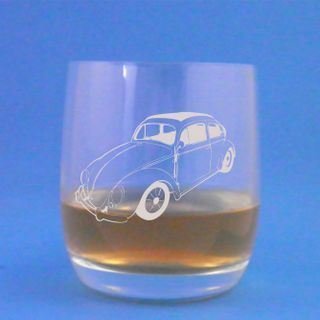 Vaso de Whisky Stolze Weinland con Volkswagen Beetle Design - incluye grabado hasta 30 caracteres
