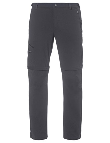 VAUDE Farley Stretch T de Zip Pants II – Pantalones, Hombre, Farley Stretch T-Zip Pants II, Gris