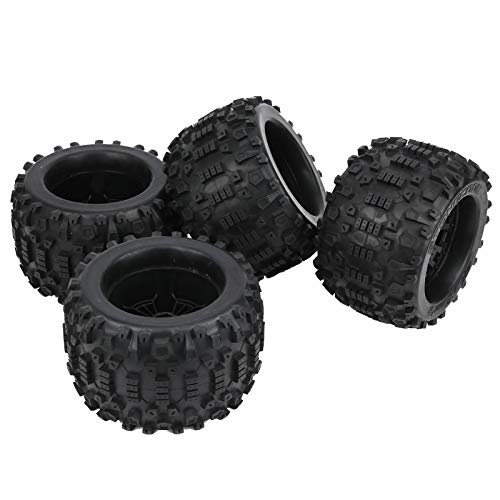 【Venta del día de la Madre】 Neumáticos de Goma RC, 170x103 mm Neumáticos de Ruedas de Coche RC de 1763g ecológicos, prácticos para Accesorios RC ZD Racing Coche de Control Remoto de pie Grande 1/8