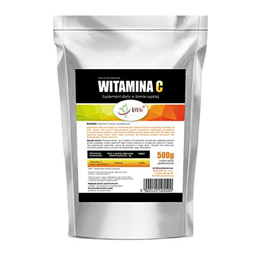 Vitamina C en polvo 500g | Ácido L-ascórbico | Pack Ahorro | ViVio
