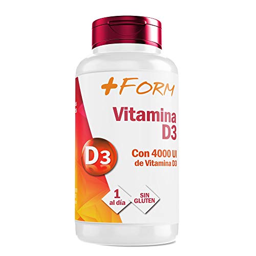 Vitamina D3 | Silicio orgánico Para el mantenimiento de unos Huesos Fuertes y Sanos | Vit D3 Para la correcta Absorción y Distribución del Calcio en Nuestro Organismo |90 cap + Form