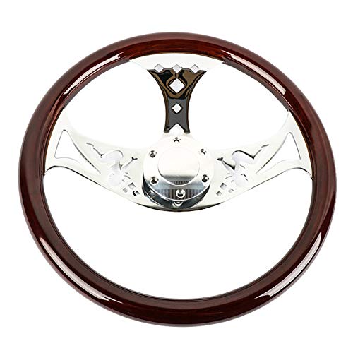 Volante con diseño de madera,Asudaro Volante de automóvil Volante de carreras retro Volante de dirección universal de 15 pulgadas / 380 mm Volante de automóvil de época Volante deportivo Volante con diseño de madera,Asudaro Volante de automóvil Volante de carreras retro Volante de dirección universal de 15 pulgadas / 380 mm Volante de automóvil de época Volante deportivo