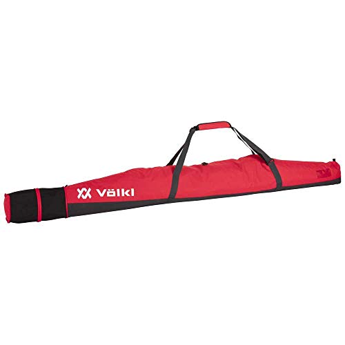 Völkl Race Single Ski Bag - Bolsa para esquís (165, 15 y 15 cm), color rojo y gris
