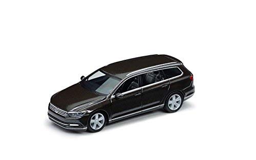 Volkswagen 3G9099301B8R Modelo de Coche Passat Estate 1:87" Roble marrón metálico