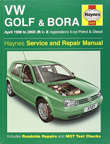 Volkswagen Golf and Bora Petrol and Diesel (1998-2000) Service and Repair Manual (Service & repair manuals)
