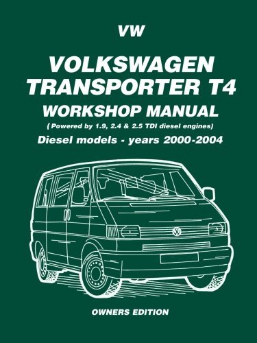 [[Volkswagen Transporter T4 Workshop Manual Diesel Models 2000-2004: Owners Manual: Diesel Models - Years 2000 on (Diesel Models 2000 on)]] [By: Ltd, Brooklands Books] [August, 2005]