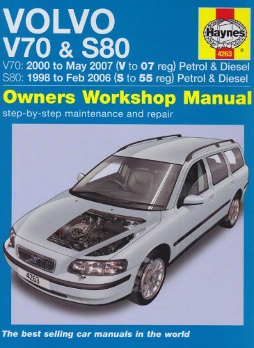 Volvo V70 and S80 Petrol and Diesel Service and Repair Manual: 1998 to 2007 (Haynes Service and Repair Manuals) by Martynn Randall (2009-11-15)