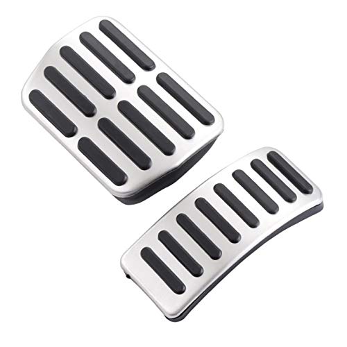 WRDD Pedales para Coche Acero Inoxidable del Coche Automático De Pedales para Audi TT Pedale para Skoda para V&W para El Golf 3 4 Polo 9N3 para Octavia Fabia Ibiza A1 A2 A3 GTI Pedal Reposapies