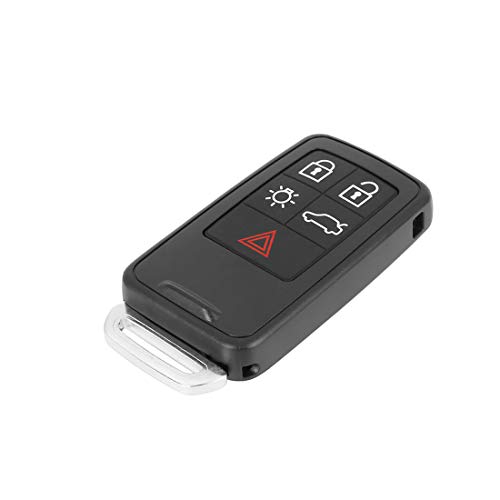 X AUTOHAUX Nuevo Coche Sin Llave Remota Llave Llavero Carcasa Estuche Negro PG788A para Coche