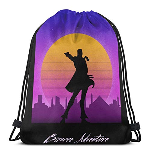 Yuanmeiju Bolsos con cordón Sport Gym Sack Party Favor Bags Wrapping Gift Bag Mochila con cordóns Storage Goodie Bags Cinch Bag 's Bizarre Kutaro